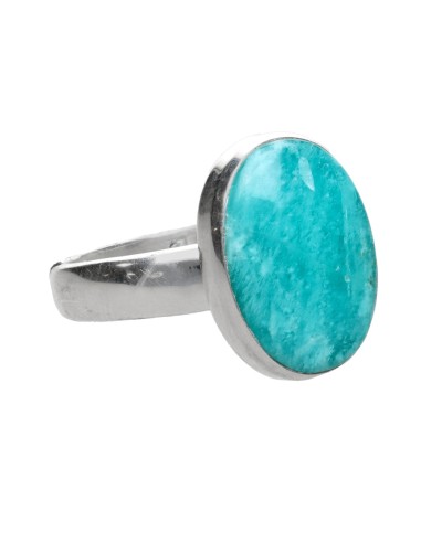 Bague en amazonite en argent 925 (60P)