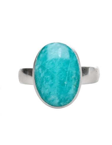 Anillo de Amazonita en Plata de Ley...