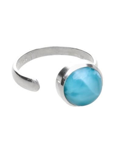 Bague en Larimar en argent 925 (65P)