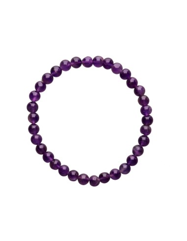 Pulseira de Ametista 6mm Qualidade B