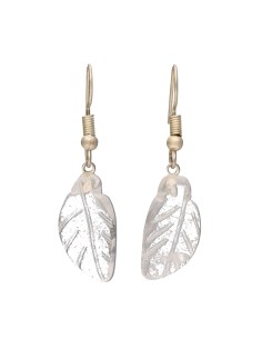 Orecchini con foglia di...