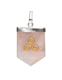 Colgante di Quarzo Rosa...