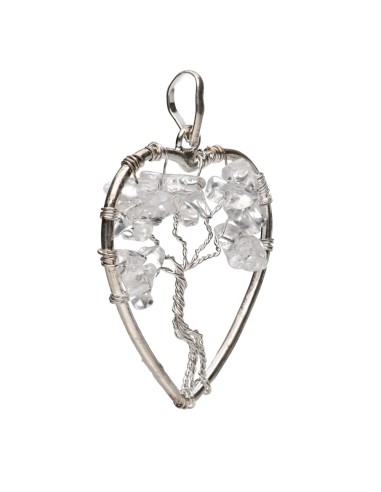 Pendentif arbre de vie en quartz...