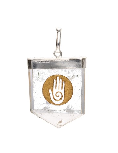 Pendentif en argent plaqué Hopi Hand...