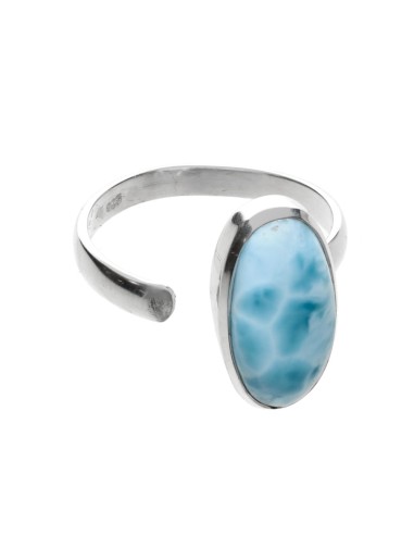 Anel Larimar em Prata de Lei 925 (67P)