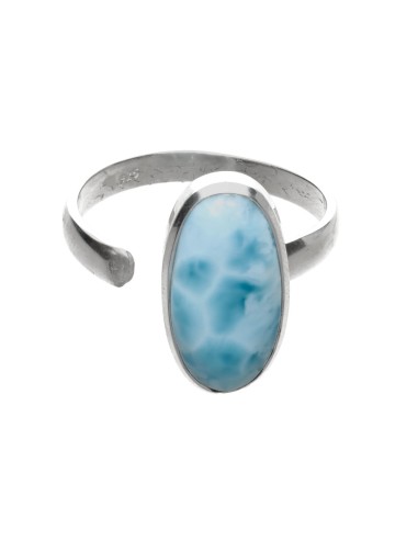 Anel Larimar em Prata de Lei 925 (67P)