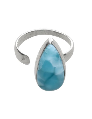 Bague en Larimar en argent 925 (68P)