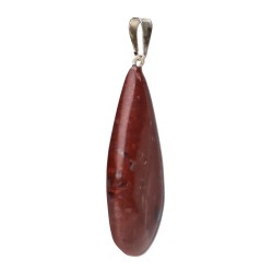 Pendente Goccia di Giada Marrone