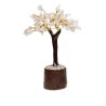 Mini Rose Quartz Tree with Wooden Base