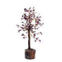 Arbre petit en améthyste avec base en bois