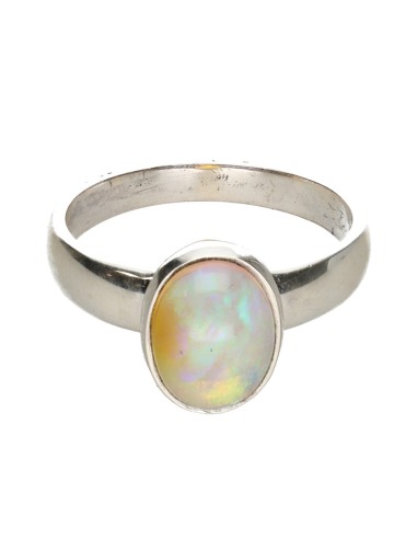 Bague en argent 925 Opale (82P)