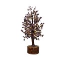 Medium Amethyst Tree with Wooden Base