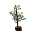 Árvore médio de amazonite com base de madeira