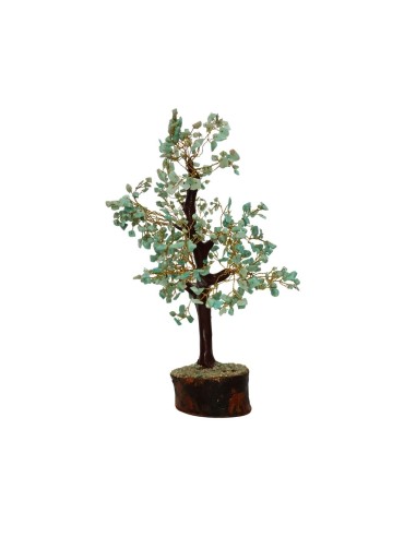 Moyen arbre en amazonite avec base en...