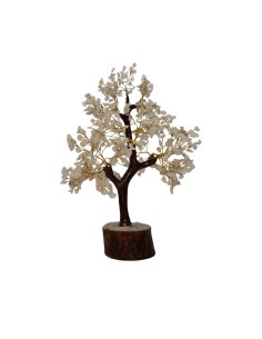 Moyen arbre à quartz rose...
