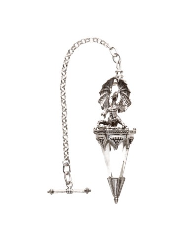 Pendule dragon de Gotland en argent 925