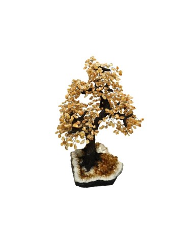 Citrine Tree with Wood Base (AR24)
