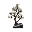 Árvore de Quartzo Fumado com Base de Madeira (AR25)