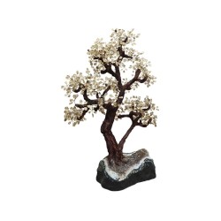 Smoky Quartz Tree with Wood Base (AR25)
