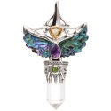 Pearl Wings Pendant in 925 Sterling Silver (28J)