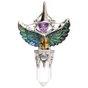 Pendentif Ailes de nacre en argent 925 (28J)