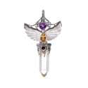 Colgante de Alas Nácar Blanco en Plata de Ley 925