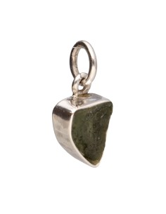 Moldavite Bezel Pendant em... 2