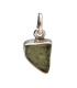 Moldavite Bezel Pendant em Prata de Lei 925 (1 - 1.9gr)