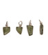 Moldavite Bezel Pendant in 925 Sterling Silver (1 - 1.9gr)