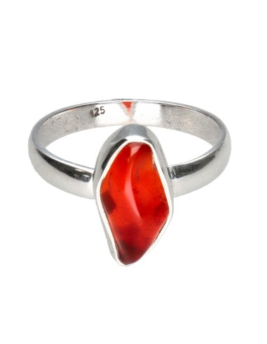 Anillo de Ópalo Fuego en Plata de Ley...