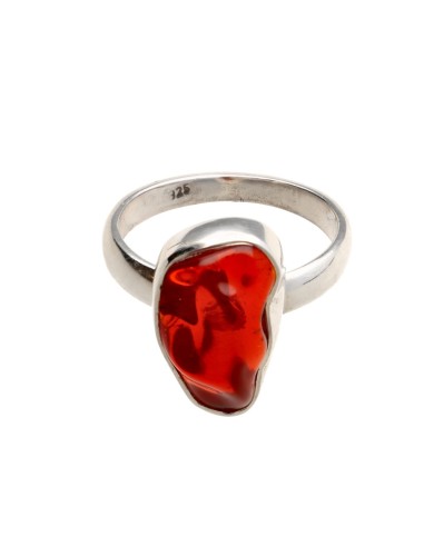 Bague en argent 925 avec opale de feu...