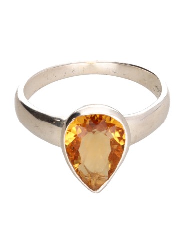 Citrine Ring in 925 Sterling Silver (5Q)