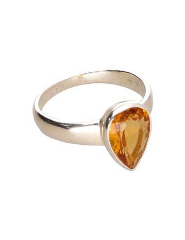 Citrine Ring in 925 Sterling Silver (5Q)
