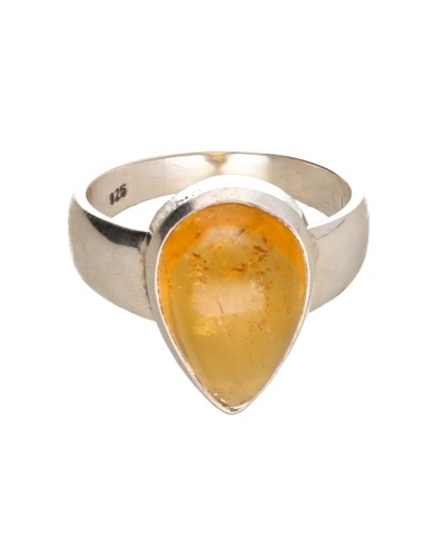 Anillo de Citrino en Plata de Ley 925...