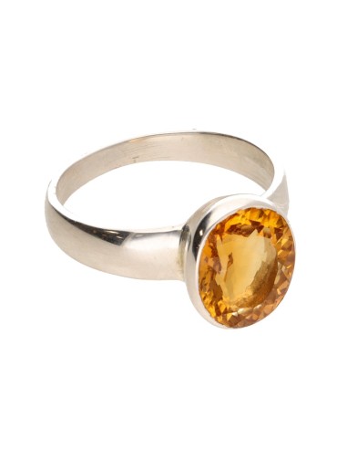 Anello di Citrino in Argento Sterling...