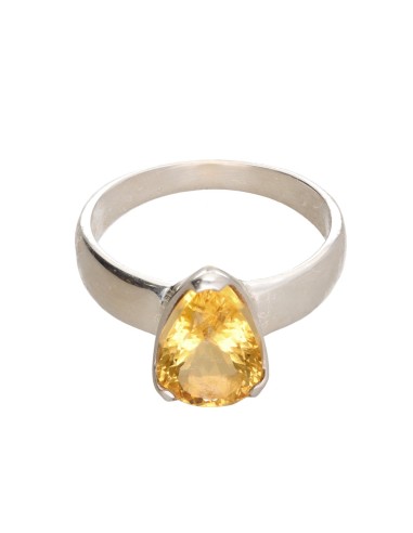 Anello di Citrino in Argento Sterling...