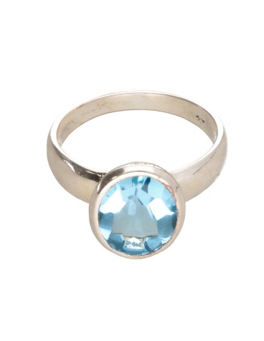 Anillo de Topacio en Plata de Ley 925...