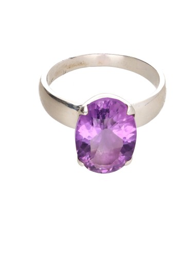 Amethyst Ring in 925 Sterling Silver...