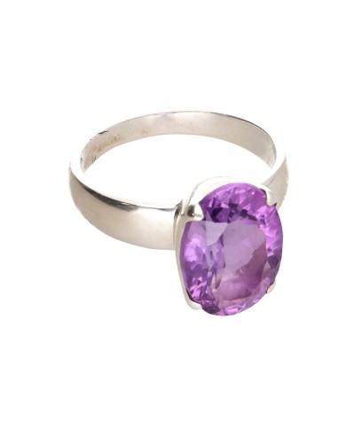 Anillo de Amatista en Plata de Ley...