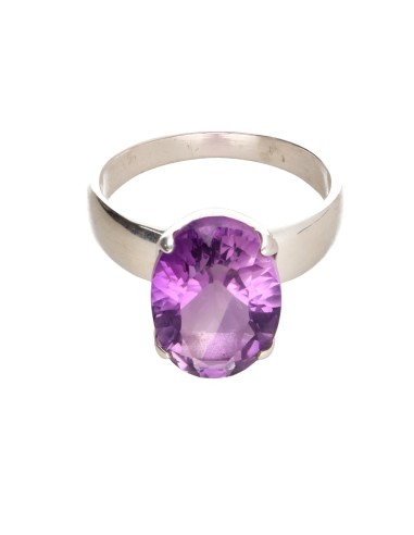 Anillo de Amatista en Plata de Ley...