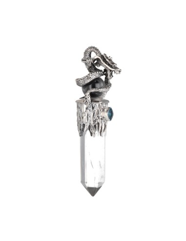 Gotland Dragon with Topaz Pendant in...