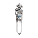 Pendentif en argent 925 représentant un dragon de Gotland avec topaze