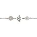 Pulsera Triple Protección en Plata de Ley 925