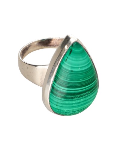 925 Sterling Silver Malachite Ring (45Q)