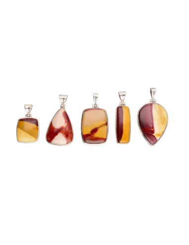 Ciondolo in Mookaite Jasper casuale...