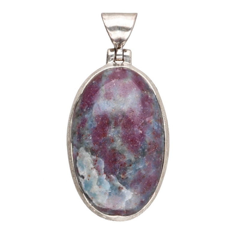Pendente di Rubino con Cianite Casual in Argento Sterling 925