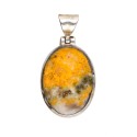 Pendentif Random Bumblebee Jasper en argent 925