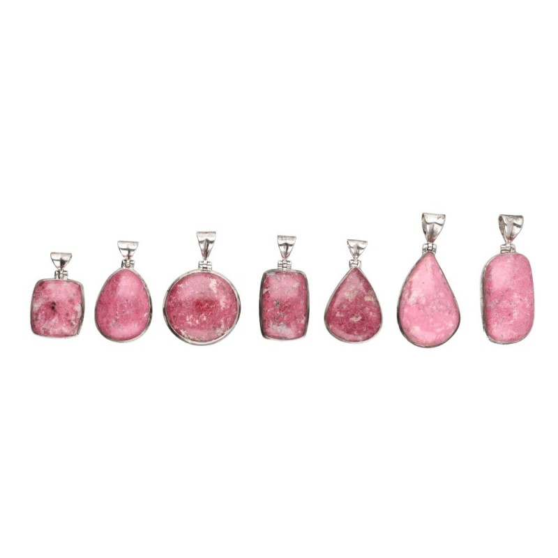 Ciondolo in Thulite Casuale in Argento Sterling 925