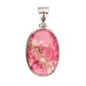 Pendentif Thulite aléatoire en argent 925