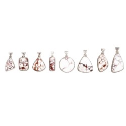 Ciondolo in Giada Cavallo Selvaggio Casuale in Argento Sterling 925